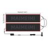 Car Truck Remote Control LED Matrix Pixel Panel LED Display Soft Foldable Lighting Scrolling Animation Matrix Screen LED Sign