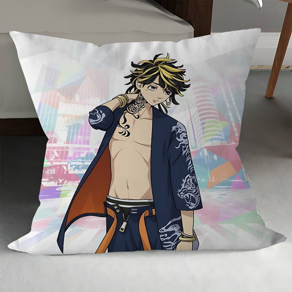 Anime Hanemiya Kazutora Pillowcase Toon Gift Cushion Cover Bedroom Home Sofa Chair Seat Decor Pillow Case