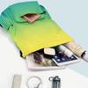 Waterproof Gradient Color Waterproof Bag Nylon Outdoor Camping Fitness Bag  Unisex
