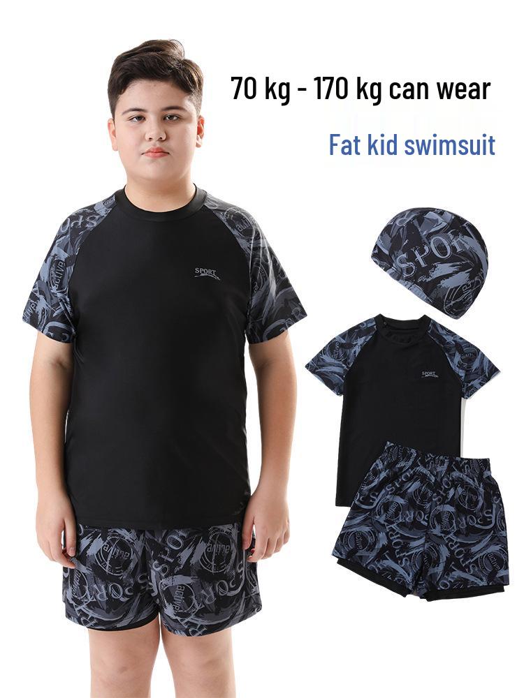 2025 Big Boy Anti-Pinsamhet Tonårs Baddräktset