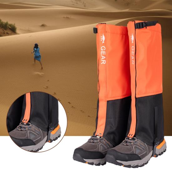 Snow Leg Gaiters, Snow Gaiters for Hiking Boots, Waterproof and Windproof Adjustable Snow Boot Gaiters for Walking Mountain Hunting Climbing, Hiking