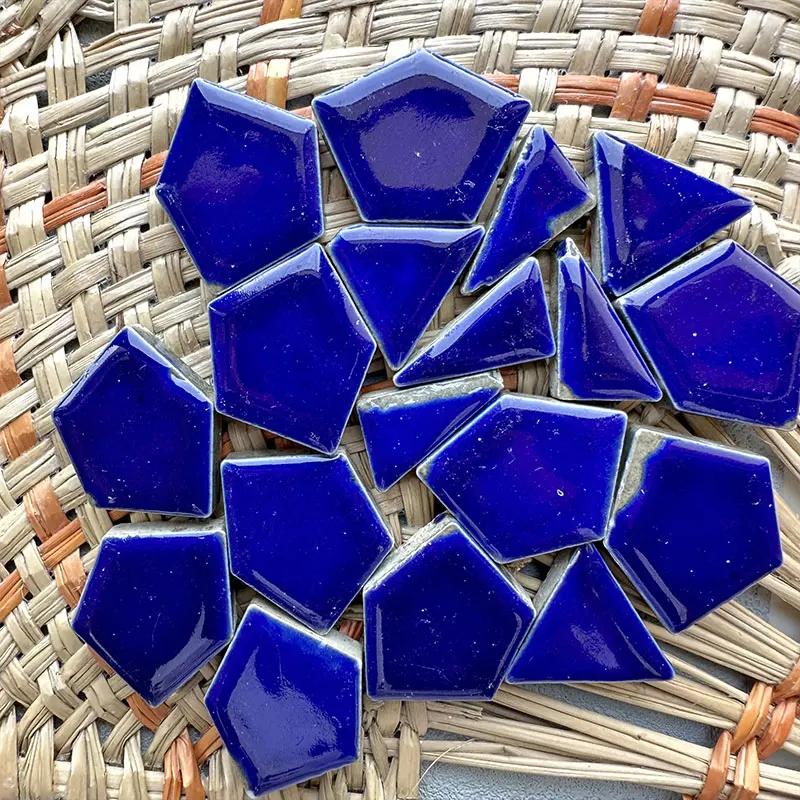 100g Porcelain Mosaic Tiles DIY Craft Ceramic Tile Mosaic Making Materials Hobby Pieces Bulk 917