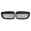 Meteor Black Front Grille Fit BMW 1 Series E81 E87 E82 E88 128i 135i 2008-2012