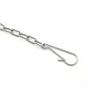 2pcs Universal Toilet Drain Cover Chain Stainless Steel Toilet Flapper Chain Replacement
