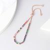 Misty Moon 3Mm Color Round Zircon Single Row Full Diamond Adjustable Crystal Bracelet Women'S Jewelry