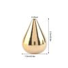 Unique Shape Incense Holder Burner for Home Office Decoration Gift (Large Drop Shape)