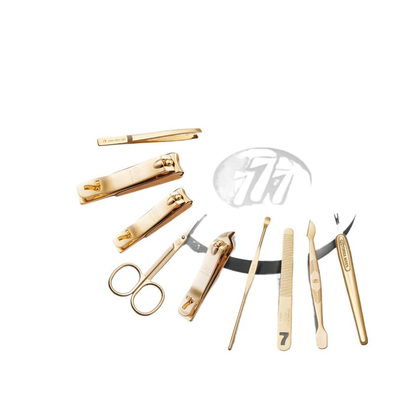 777 14K Gold-Plated Nail Care Kit
