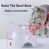 WTEMPO Cat and Dog Eating Bowls Pet Eating Basins Household Pet Supplies Neck Protection Water Dispensers