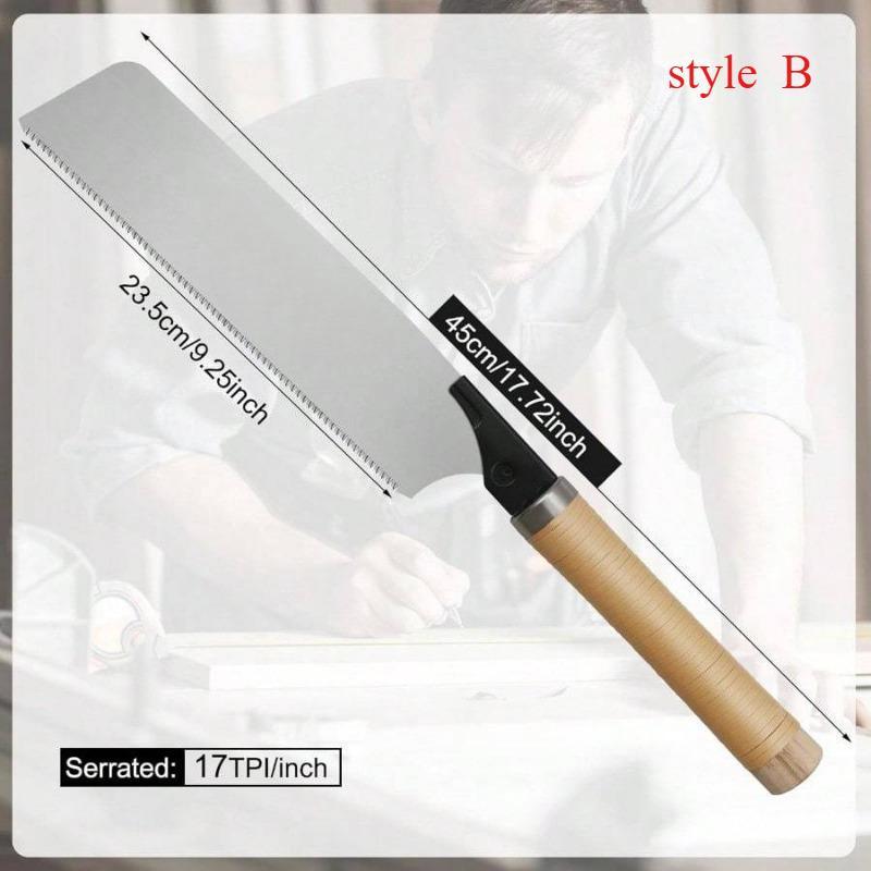 Japanische Handsäge, 10 Zoll Zugsäge, 17 TPI mit abnehmbarer Klinge, Holzsäge für die Holzbearbeitung, Gartenarbeit