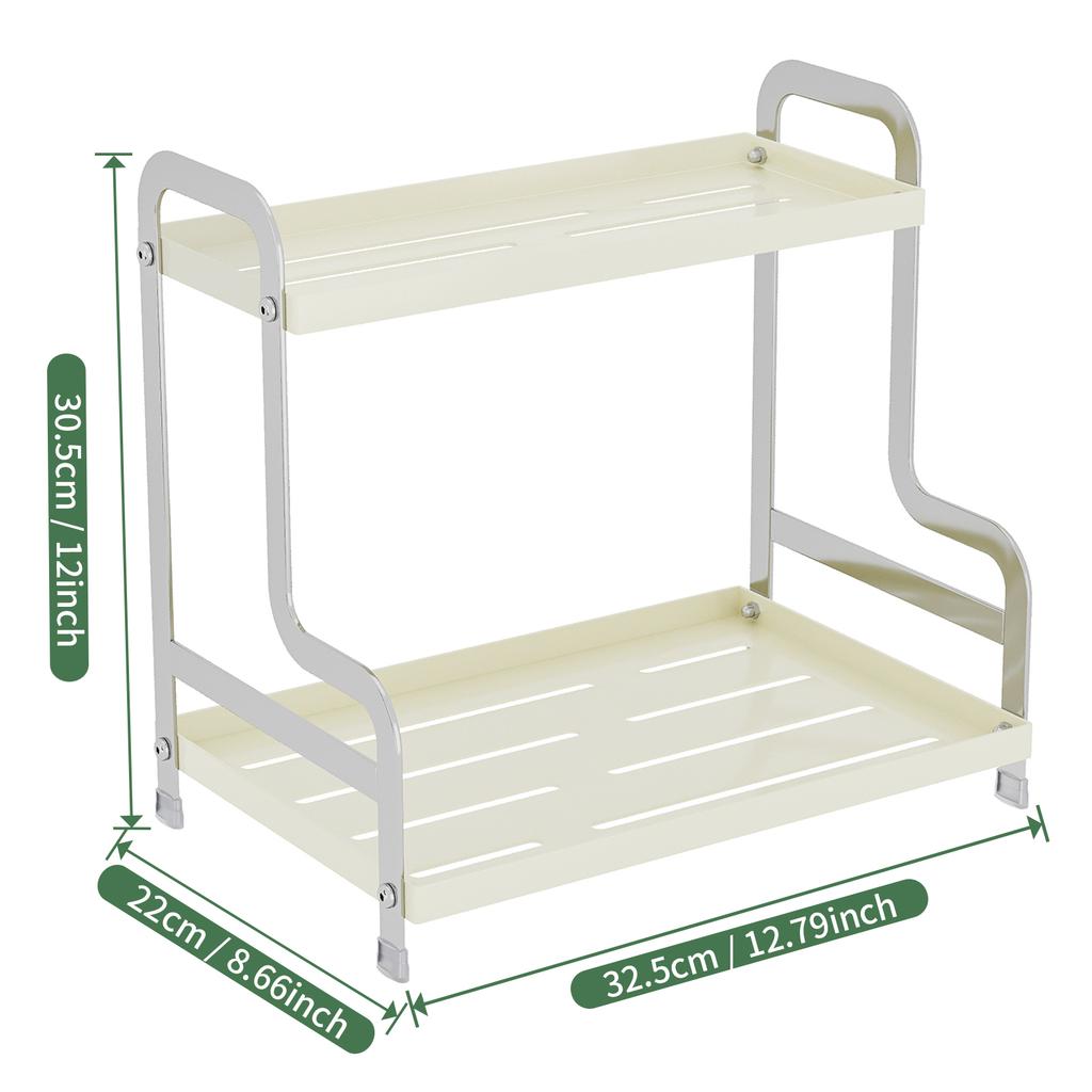 Flat Iron H-Shaped Multifunctional Storage Rack