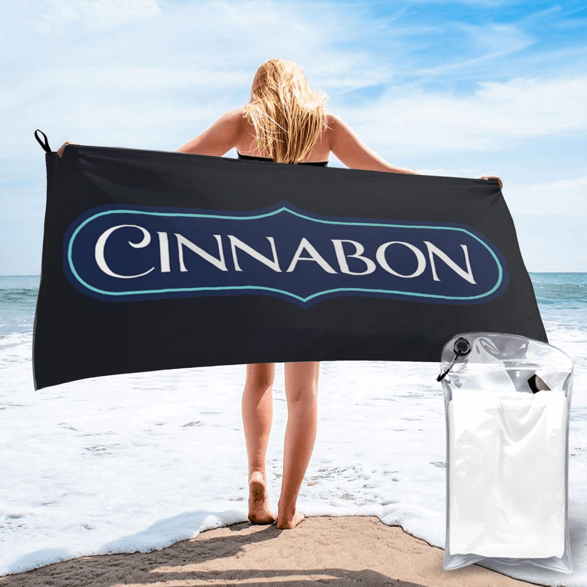 

Cinnabon Resto Beach Towel Soft Microfiber Quick Dry Absorbent Quick Towels For Bath W30*H60(CM)