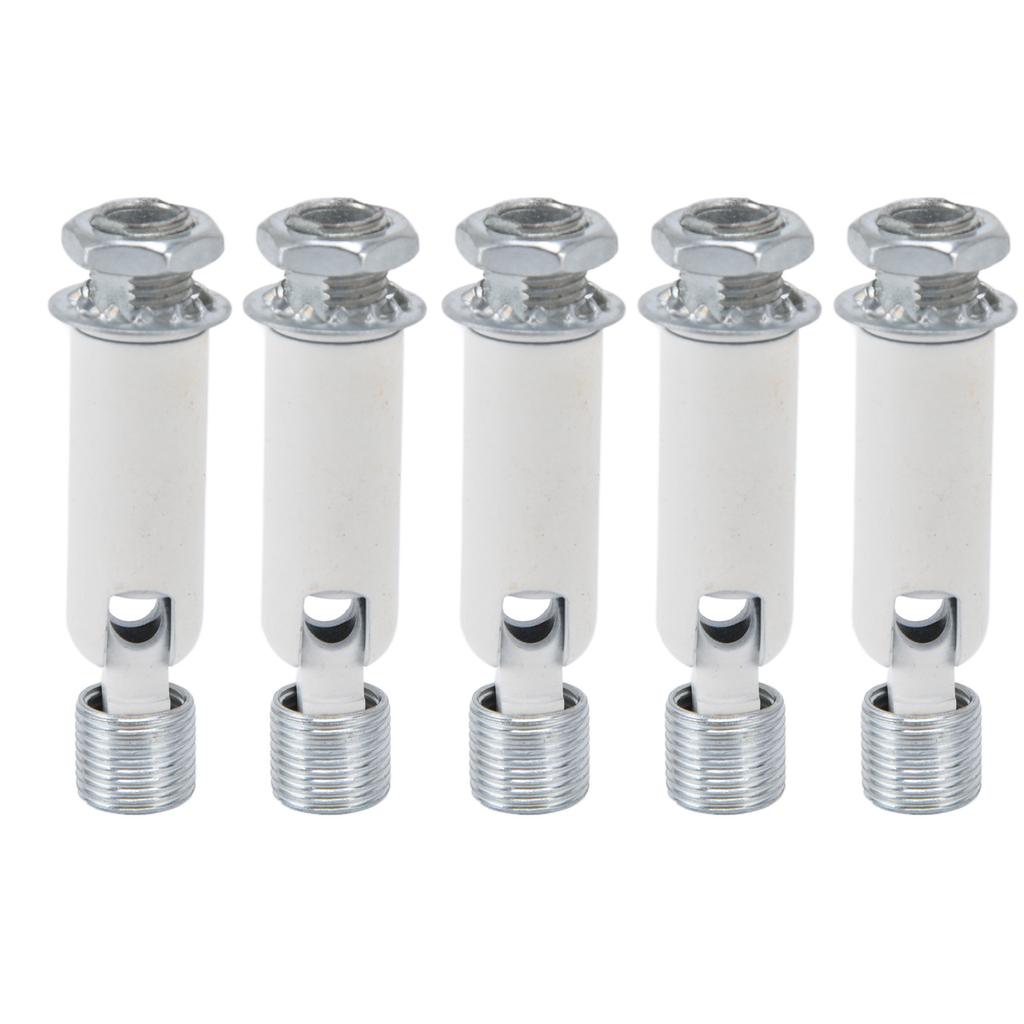 5Pcs M10 Sloped Ceiling Adapter for Ceiling Lamp Pendant Light Chandelier Track Suspension