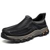 Fashion Shoes for Men's Fashion Versatile Non-slip Hiking Shoes Outdoor Comfortable Men's Loafers Wear-resistant Casual PU Leather Shoes