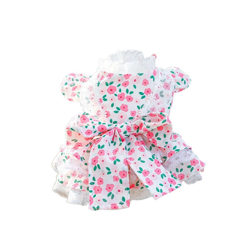 Lovely Puppy Princess Skirt Floral Dress Pet Dresses Pet Clothes Dog Dress  Spring/Summer