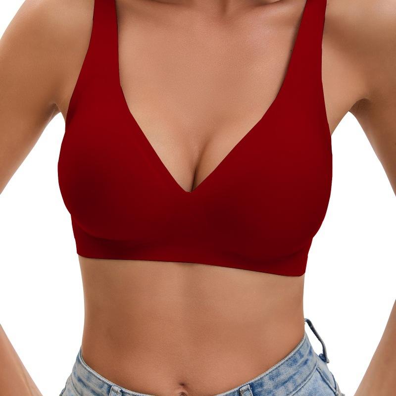 Underwear Women's Seamless Steel Rim Comfortable Full Cup Bra Hot