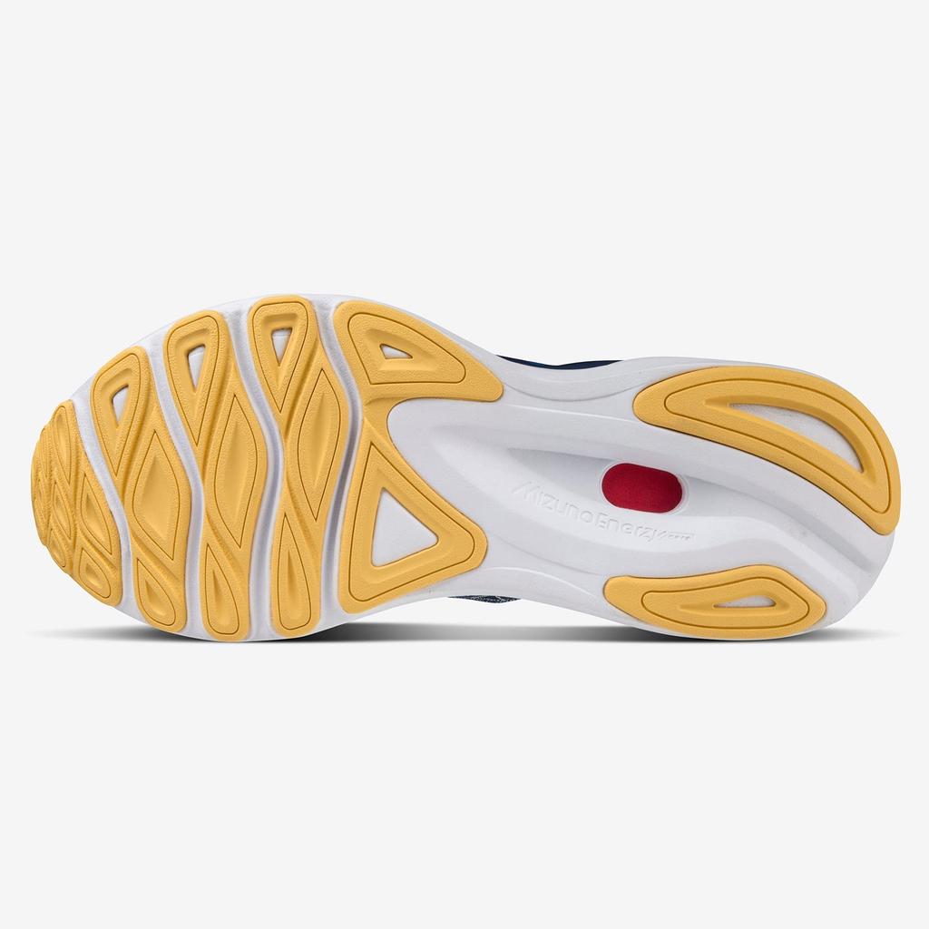 Laufschuhe Wave Skyrise 4 cm 2E [Mizuno] Herren Blau/Grau/Gold 27.5