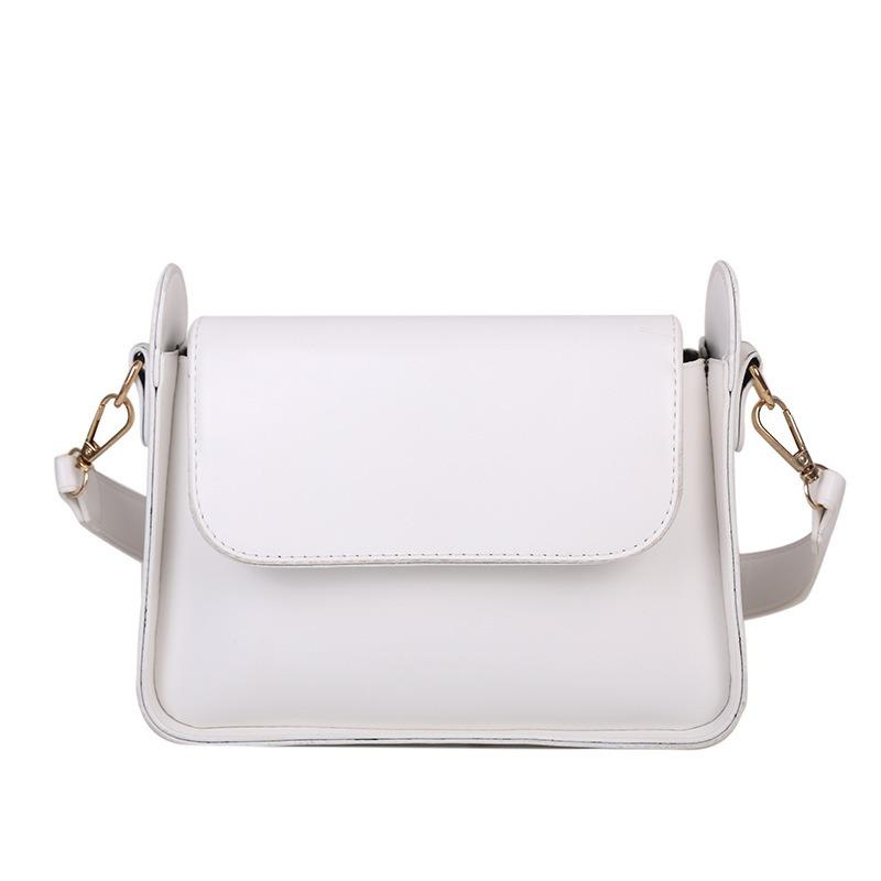Small bag women's new trendy fashion shoulder handbag simple wide shoulder strap small square bag