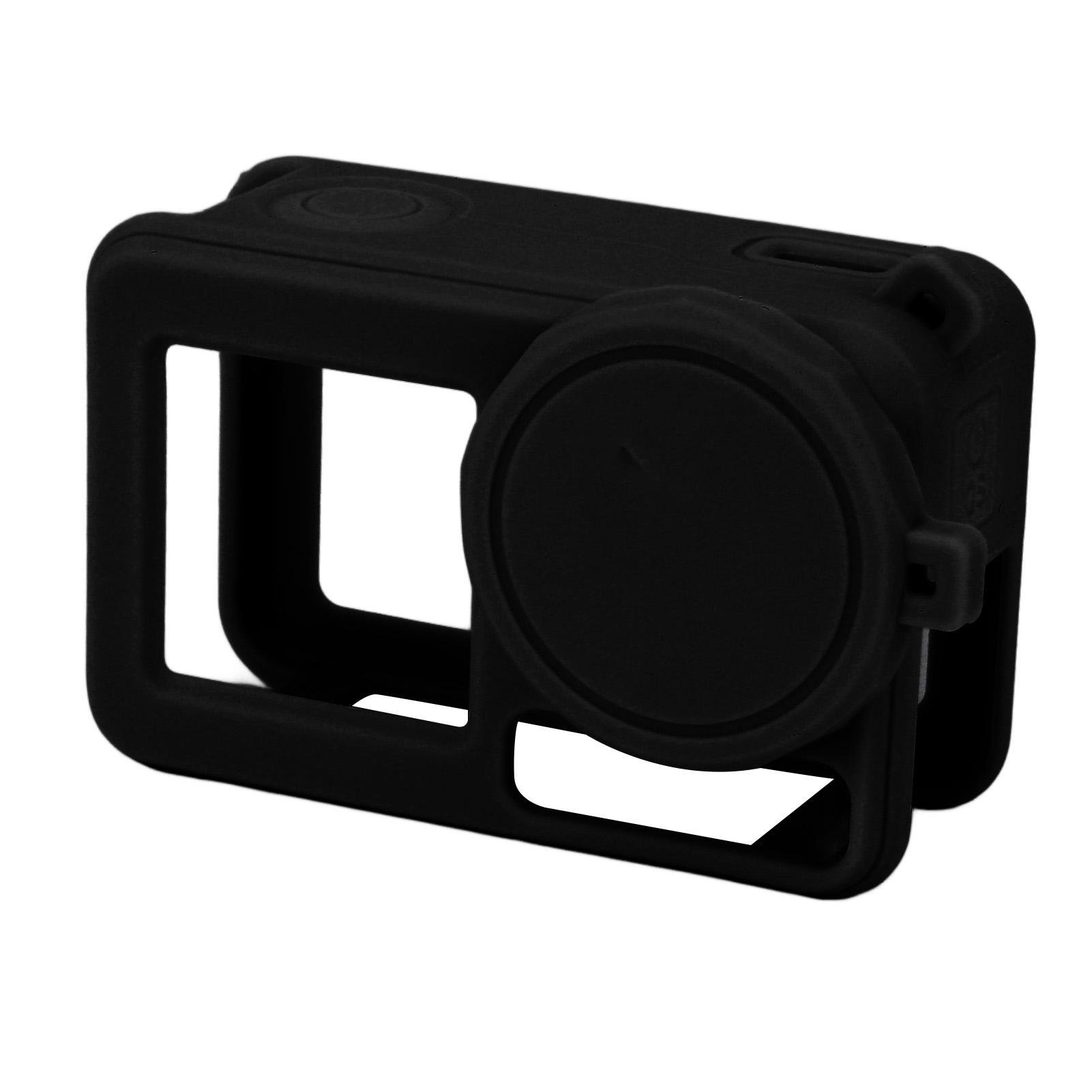 

Силиконовый чехол для Action 5 Pro, противоударный, пылезащитный, мягкий силиконовый чехол для камеры и крышка для объектива чёрный