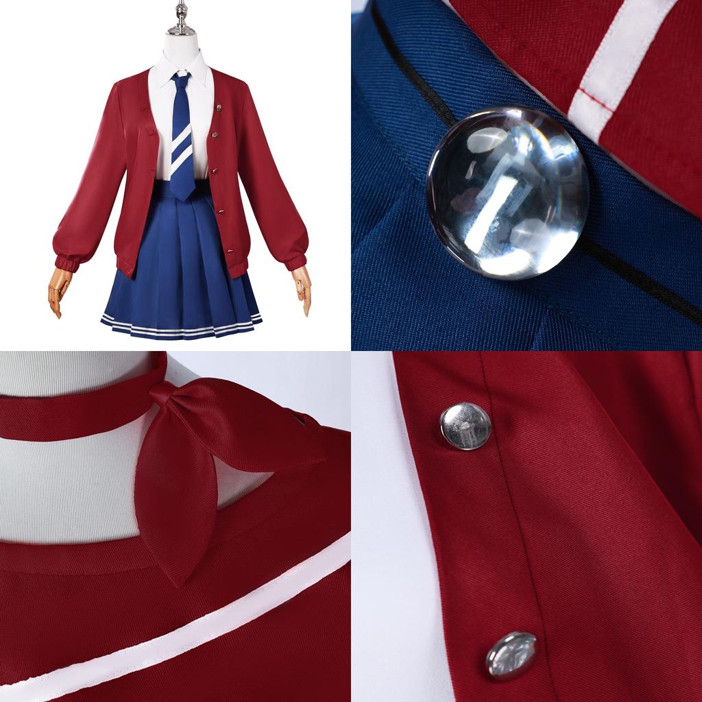Cute And Fresh Miside Mita Cosplay Costume Full Set For Anime Game Character Role Play