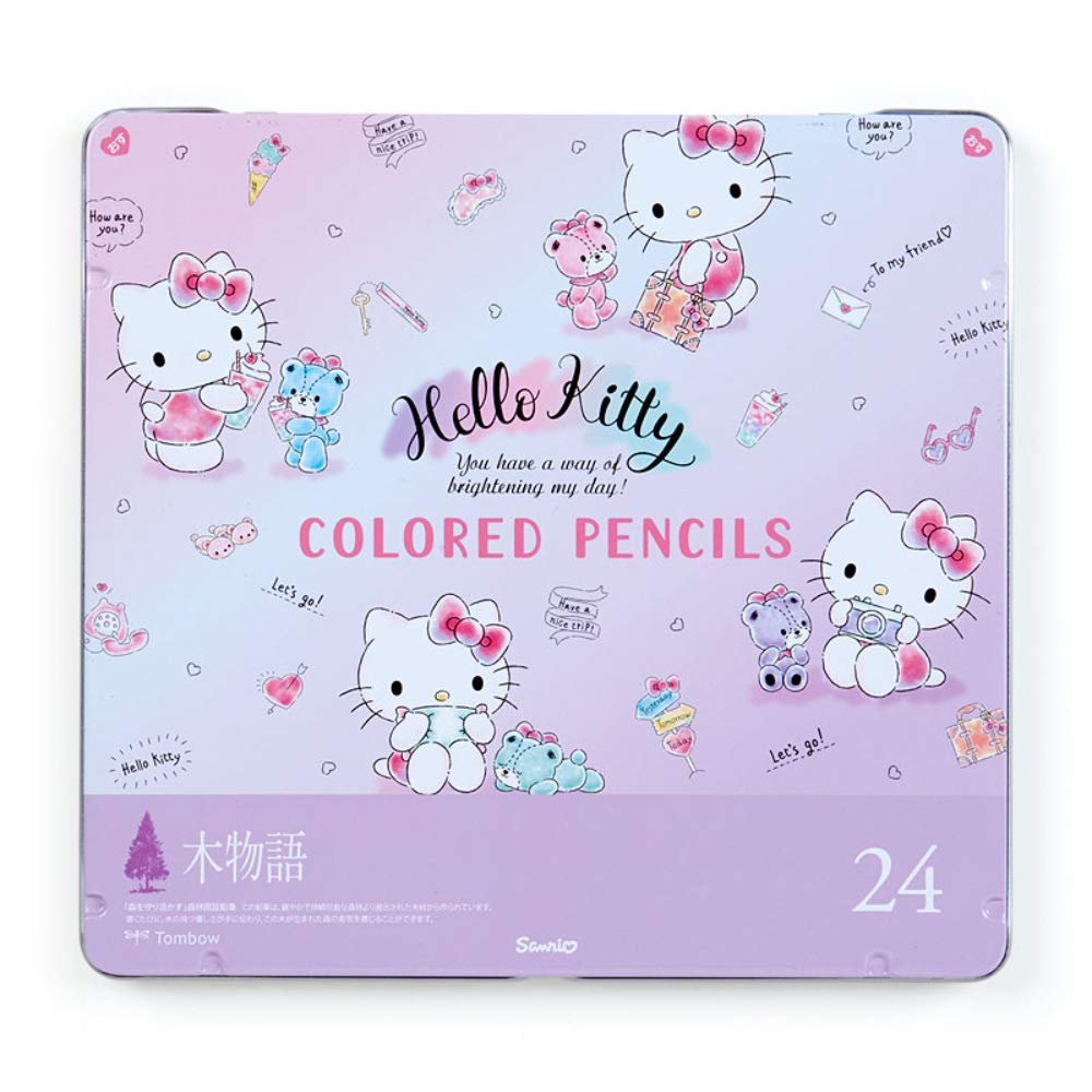 

Набор цветных карандашей Sanrio Hello Kitty 24 цвета (Поездка)