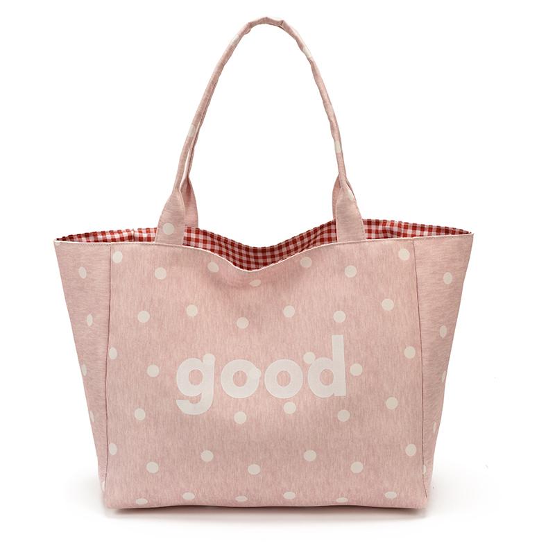 Dot Letter Tote Bag Women s Large Capacity Shoulder Bag Large