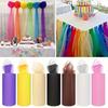 15/30cm Width Tulle Mesh Ribbon DIY Craft Tulle Fabric Ribbon Roll Netting Spool  Baby Shower