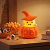 Battery Operated Night Light 1/3Pcs Halloween Pumpkin Ghost Light, Spooky LED Bedside Children Bedroom Lamp, Mini Table for Party Lamp