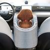 Cozy Pet Car Seat - Portable Dog & Cat Travel Bag with Secure Buckle Closure, Polyester Material for Small To Medium Pets