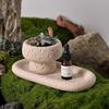 1PC Nordic Minimalist Ceramic Candle Holder Creative Candle Cup Aromatherapy Ornament For Home Table Decor Living Room