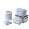 Corduroy Cosmetic Bag Travel Portable Lipstick Bag Organizer Handheld Washable Cosmetic Bag