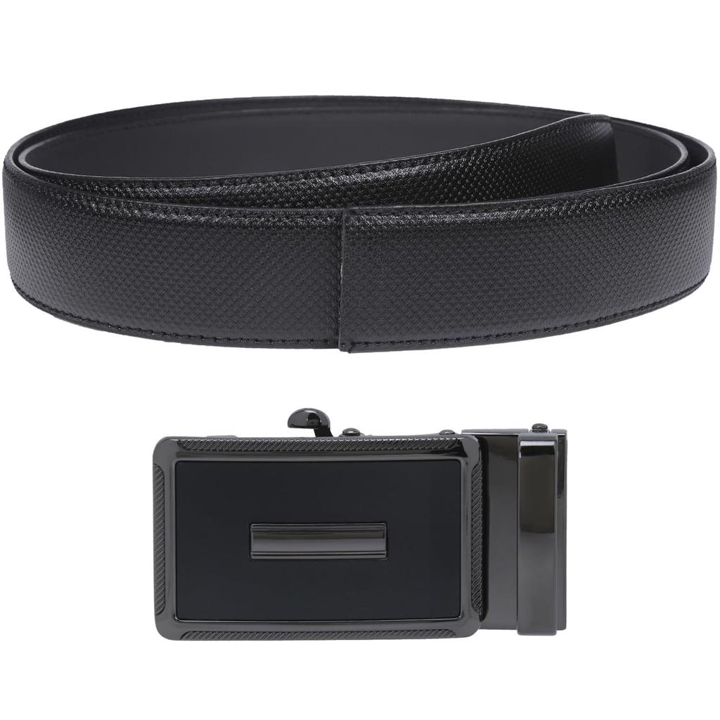 Herrläderbälte med autolås