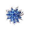 Crystal Flower Brooch Pins Women Badge Jewelry Wedding Party Gifts