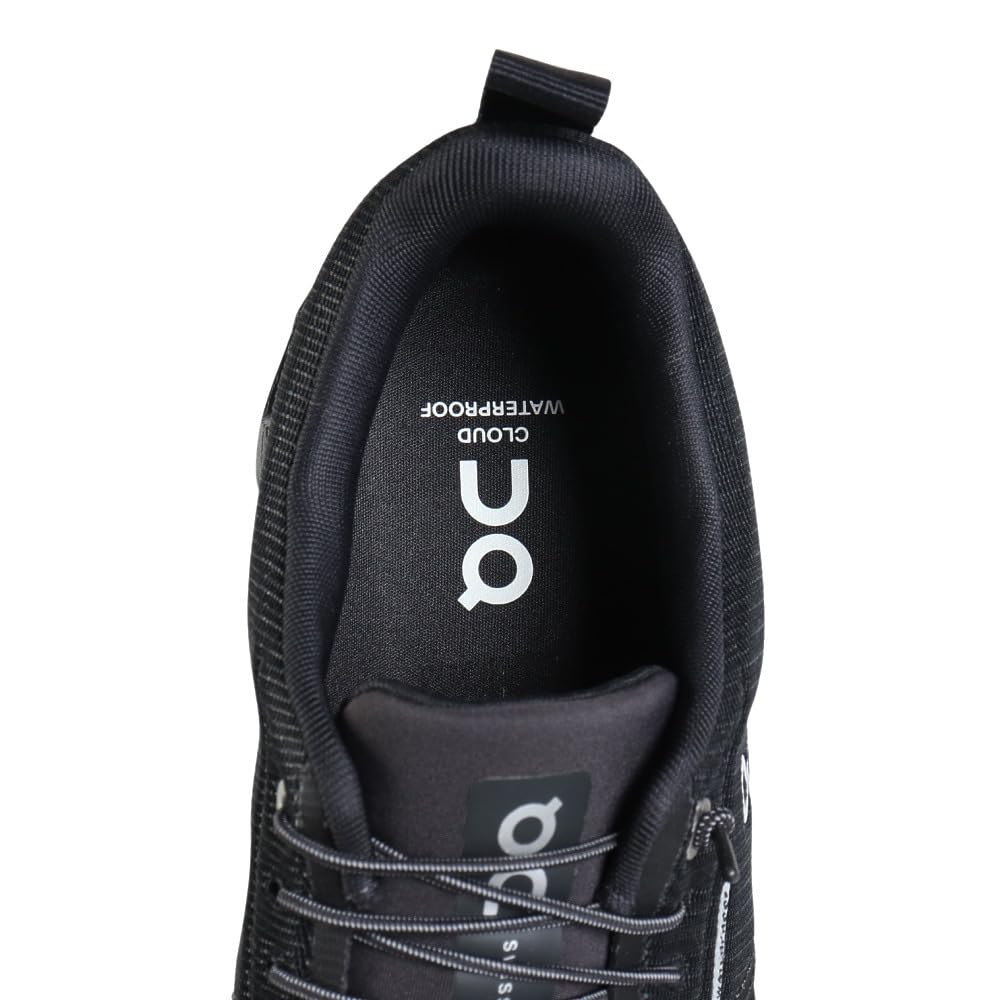 On Cloud 6 Waterproof Running Size Cm Shoes, Women's, Black, 25.0