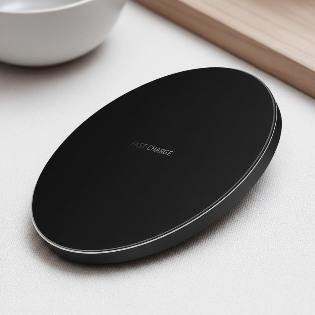 

Wireless Charger Fast Charging Pad Compatible with iPhone 14 13 12 11 Pro XS Max Mini X XR Samsung Xiaomi Huawei 10W чорний