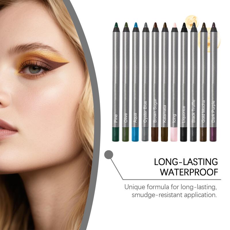 Waterproof Eyeliner Pen Natural Outline Line Quick-Drying Beginner-Friendly Eye Makeup Anti Smudge Eyeliner Eyes Makeup Cosmetic