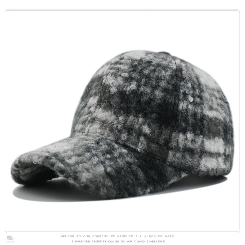 

Print Baseball Hats Sunshade Retro Warm Autumn and Winter Unisex Peaked Caps Versatile Hardtop Fashion Casual чорний