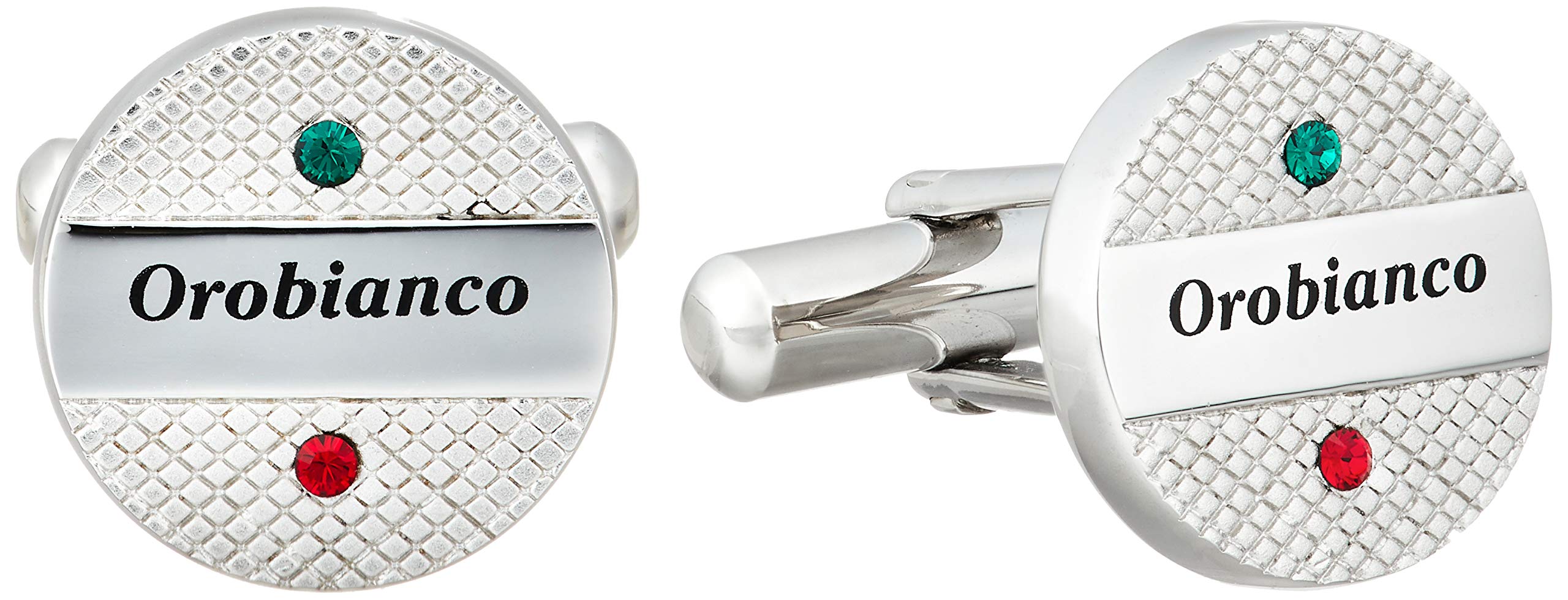 

Orobianco Men s Cufflinks ORC209B Silver, Japan, 14 x 14 x 20 mm (Free Size)