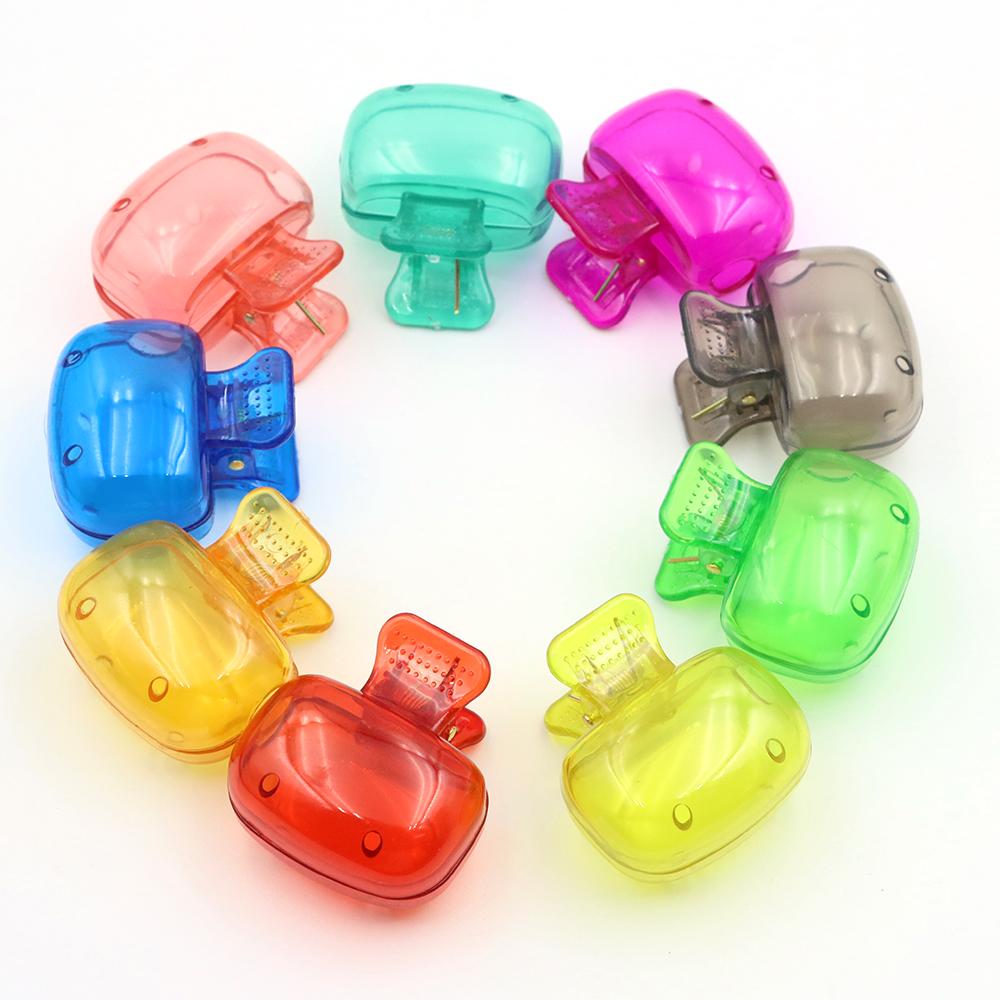 Bulk Travel Toothbrush Head Covers Toothbrush Protector Cap Brush Pod Case Protective Portable Plastic Clip For Household Travel