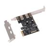 PCIe to USB 3.2 Gen 1 Card with 5 Gbps Bandwidth 2 USB Type C Ports PCIe Expansion Card USB Card for Desktop PC