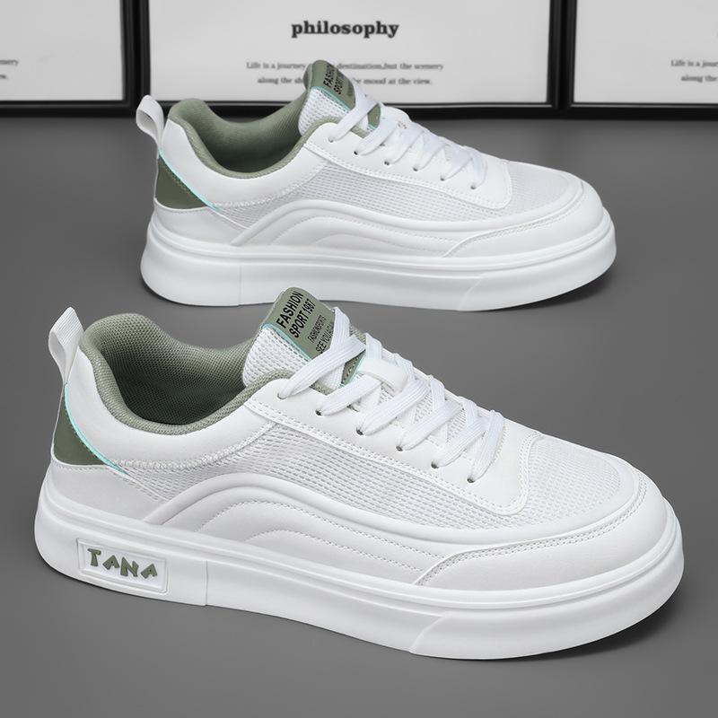 

Мужские кеды для скейтборда, новая классическая модная повседневная обувь, взрывные кроссовки, сетчатые дышащие трендовые кеды, универсальные маленькие белые кеды мужские 39 белый