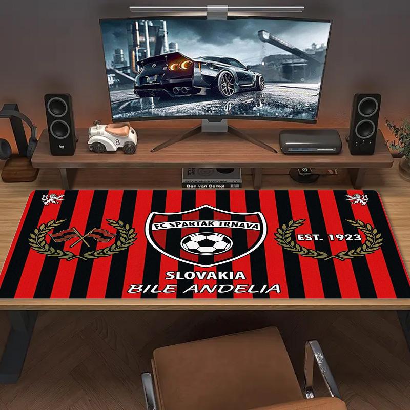 FC Spartak Trnava Color Mouse Pad Large Gaming Table Cushion Non-slip Laptop Tablet Big Mousepad XXL Mat Mini PC Playmat With Lock edge