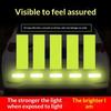 Safety Warning Reflective Sticker Strips Waterproof High Visibility 10-10PCS for Helmet E-bike Night Outdoor Cycling