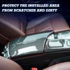Carbon Fiber Pattern Central Armrest Box Cover Trim For BMW 5 Series F10 2011-16