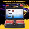 2pcs Wireless Magnetic LED Truck Trailer Tail Light Brake Light