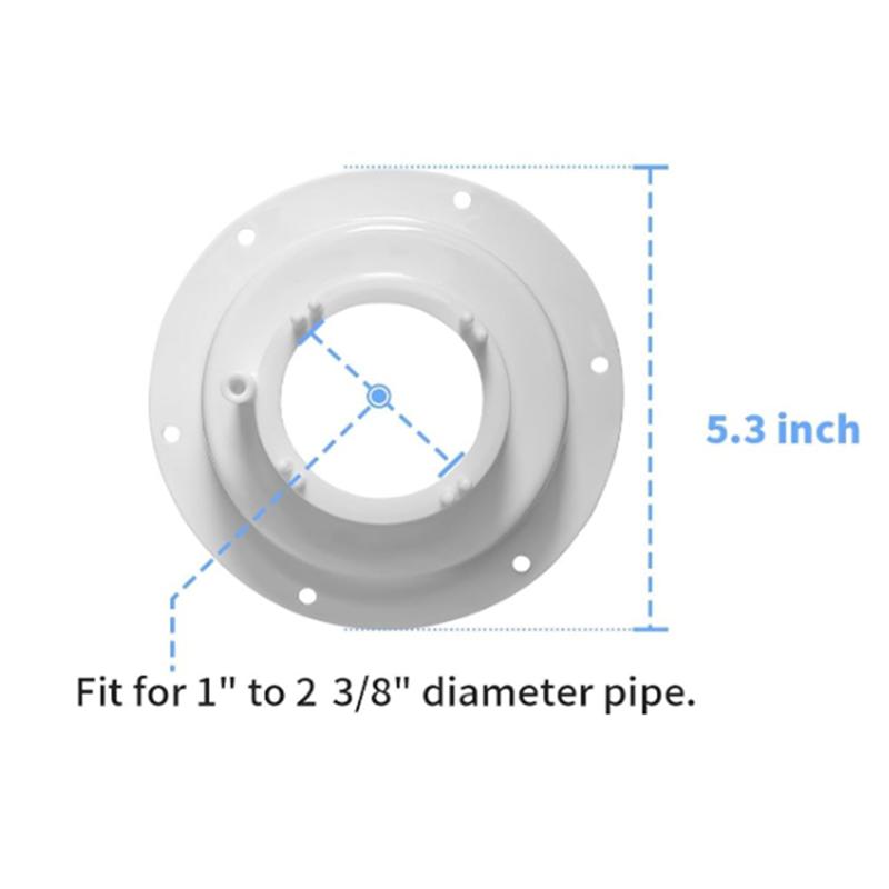 

ABGR-RV Plumbing Vent Cap RV Roof Vent Cap RV Roof Sewer Vent Cover For 1 To 2 3/8 Inch Pipe HJ403 Replacement Accessories White білий