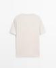 Masimodutti 100% Cotton T-Shirt Shoulder Detail