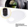 Foldable Photography Flashes Lens Diffuser Reflector, 30cm White Soft Light Cloth Softbox for Natural Photography