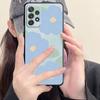 Czarny miękki futerał na telefon do Samsung Galaxy A13 A22 A72 A23 A33 A53 A32 A21s A71 A31 A51 A52 kolorowe kwiaty Capa Shell Cover