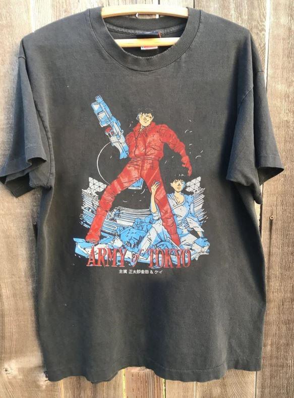 Akira Anime Movie Shirt Rare Design Charcoal Color Unisex Shirt S-5XL WA2629 XXXL