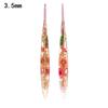 Resin Crochet Hooks Set 9 PiecesStylish Floral Pattern Pretty Craft Yarn Weave Craft Art Yarn Crochet Hooks Kit For Blanket Doll